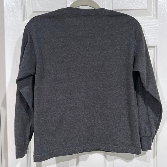 Star Wars Darth Vader Youth Boys Long Sleeve Graphic Tee Shirt Sz M Gray Unisex - Picture 5 of 8